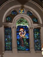 Willard Memorial Window:  Christ Walking on the Sea