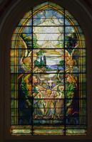 Maryland, Baltimore, Brown Memorial Park Avenue Presbyterian Church: Robbins Memorial Window:  Praise