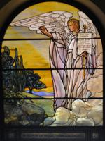 Maryland, Annapolis, St. Anne's Church: Caswell Memorial Window:  Angel of Resurrection