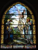 Irvine and Hills Memorial Window:  Three Marys at Tomb