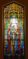 New Jersey, Flemington, Flemington Presbyterian Church: Vosseller Memorial Window:  Angel of Victory