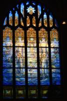 Michigan, Flint, First Presbyterian Church: Northrop Memorial Window:  Holy City and Angels of Praise