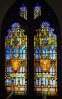 Michigan, Flint, First Presbyterian Church: Hubbard Memorial Window:  Baptismal Font and Chalice