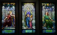 New Jersey, Glen Ridge, Glen Ridge Congregational Church: Doane Memorial Window:  Faith, Hope and Charity