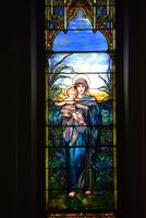 Michigan, Grand Rapids, First (Park) Congregational Church: Hollister Memorial Window:  Madonna and Child