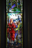 Michigan, Grand Rapids, First (Park) Congregational Church: White Memorial Window:  Christ at Emmaus