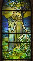 Pennsylvania, Kingston, Church of Christ Uniting: Cobleigh Memorial Window:  Christ the Healer