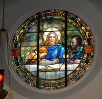 Pennsylvania, Lewistown, St. Mark's Episcopal Church: Culbertson Memorial Window:  Last Supper