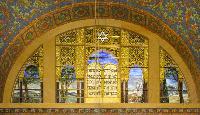 New York, New York City, Manhattan, Temple Emanu-El: May Memorial Window:  Ten Commandments