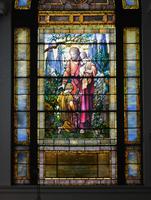 Ohio, New Philadelphia, First Presbyterian Church: Knisely Memorial window:  Christ Blessing Little Children