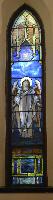 New York, Rome, Zion Episcopal Church: Evans Memorial Window:  Charity
