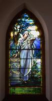 Michigan, Saginaw, St. John's Episcopal Church: Rust Memorial Window:  St. Agnes