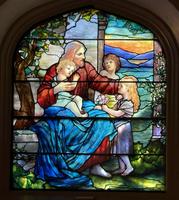 New Jersey, Somerville, St. John's Episcopal Church: Schott Memorial Window:  Christ Blessing Children