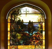 New Jersey, Somerville, St. John's Episcopal Church: Potts Memorial Window:  I Will Lift Up Mine Eyes