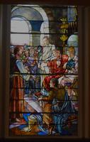 Virginia, Richmond, St. Paul's Episcopal Church: Davis Memorial Window:  Paul Before Agrippa
