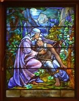 Ohio, Toledo, First Congregational Church: Bash Memorial Window:  The Good Samaritan