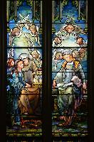 New York, Utica, Westminster Presbyterian Church: Harmon Memorial Window:  The Education of Mary