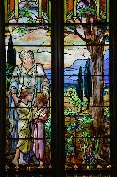 New York, Utica, Westminster Presbyterian Church: Curtiss Memorial Window:  Charity