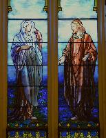 New York, Utica, Westminster Presbyterian Church: Wicks Memorial Window:  Blessed are The Pure of Heart