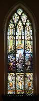 New York, Utica, Westminster Presbyterian Church: Brown Memorial Window:  Christ Blessing Children