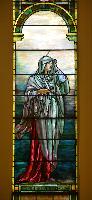 New York, Waterloo, First Presbyterian Church: Spare Memorial Window:  Charity