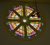 Spare Memorial Window:  ornamental rose window