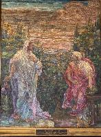 Sawyer Memorial Tablet:  Christ Calling Matthew