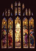 North Carolina, Charlotte, Episcopal Church of the Holy Comforter: Smith Memorial Window:  Last Supper