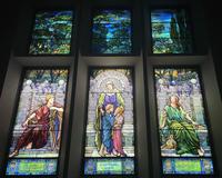 New Jersey, Glen Ridge, Glen Ridge Congregational Church: Doane Memorial Window:  Faith, Hope and Charity
