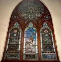 New Jersey, East Orange, Bethel Presbyterian Church: Dodd Memorial Window:  Elijah and the Ravens