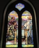 New York, Briarcliff Manor, Briarcliff Congregational Church: Bröckelmann Memorial Window:  Supper at Emmaus