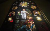 New York, New York City, Brooklyn, Brown Memorial Baptist Church: Dingee Memorial Window:  The Resurrection