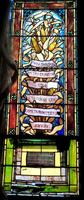 New York, New York City, Brooklyn, Brown Memorial Baptist Church: Harding Memorial Window:  symbolical