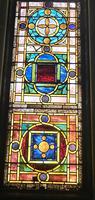 New York, New York City, Brooklyn, Brown Memorial Baptist Church: ornamental windows