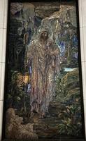 Illinois, Chicago, Rosehill Cemetery, Community Mausoleum: Sears Memorial Mosaic:  Good Shepherd