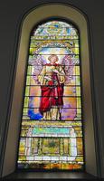 Iowa, Dubuque, First Congregational Church: Stout Memorial Window:  Angel of Victory