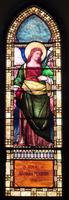 Iowa, Dubuque, St. John's Episcopal Church: Peabody Memorial Window:  angel