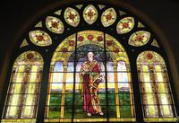 Iowa, Dubuque, St. Luke's Methodist Church: Farley Memorial Window:  Job