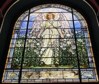Iowa, Dubuque, St. Luke's Methodist Church: Richardson Memorial Window:  Resurrection Angel