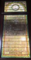 Iowa, Dubuque, St. Luke's Methodist Church: Thomas Memorial Window:  ornamental window in sliding door