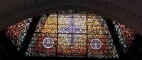 ornamental glass, dome light over pulpit ornamental glass, dome light over pulpit