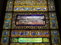New York, New York City, Brooklyn, First Presbyterian Church: Ogden Memorial Window:  River of Life