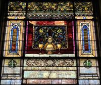 New York, New York City, Brooklyn, First Presbyterian Church: Sheldon Memorial Window:  Christ and the Fishermen