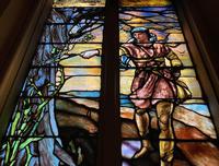 New York, New York City, Brooklyn, First Unitarian Church: Farley Memorial Window:  The Sower