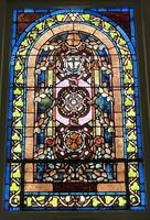 New York, New York City, Brooklyn, Flatbush Reformed Church: Ditmas Memorial Window:  ornamental