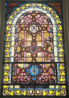 New York, New York City, Brooklyn, Flatbush Reformed Church: Lefferts Memorial Window:  ornamental