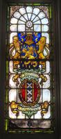 New York, New York City, Brooklyn, Flatbush Reformed Church: Schenk Memorial Window:  ornamental