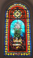 New York, New York City, Brooklyn, Flatbush Reformed Church: Schoonmaker Memorial Window:  ornamental