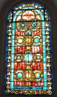 New York, New York City, Brooklyn, Flatbush Reformed Church: Williamson Memorial Window:  ornamental