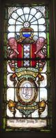 New York, New York City, Brooklyn, Flatbush Reformed Church: Young Memorial Window:  ornamental